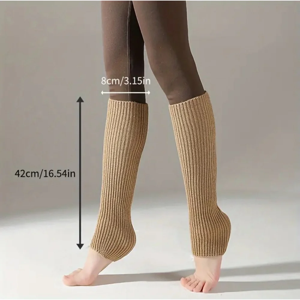 Leg Warmers In Light Khaki